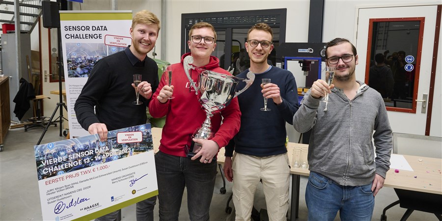 De winnaars van de Sensor Data Challenge 2023